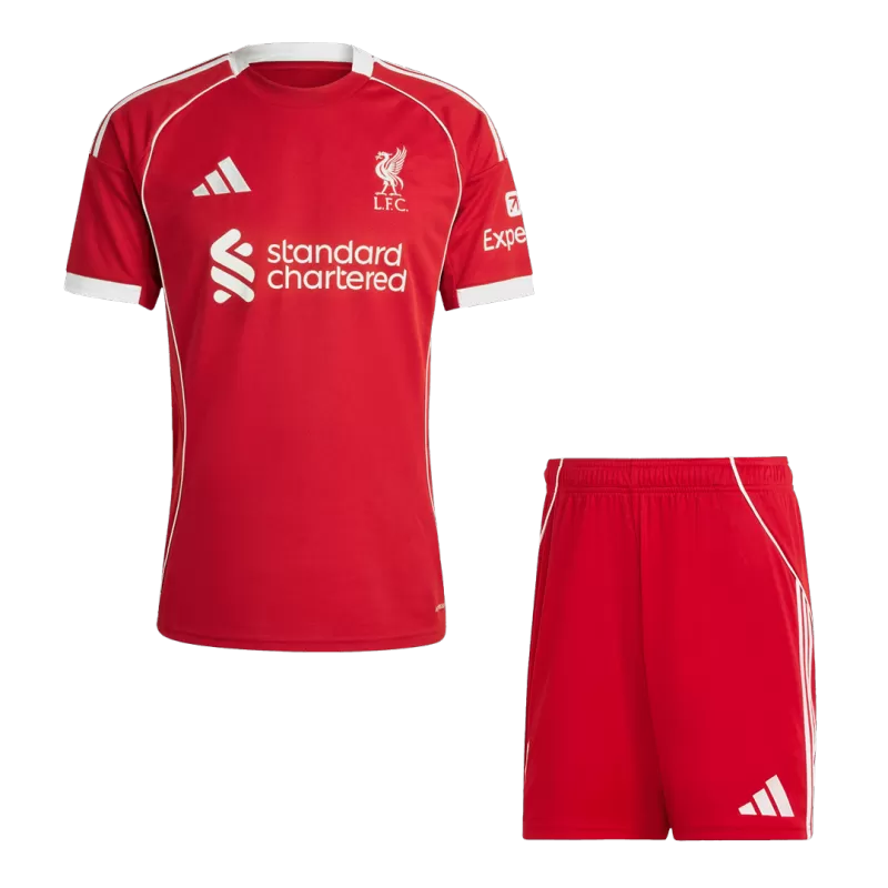 Liverpool Home 2025/26 Kit Red Men's