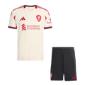 Liverpool Away 2025/26 Kit Beige Men's