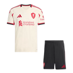 Liverpool Away 2025/26 Kit Beige Men's