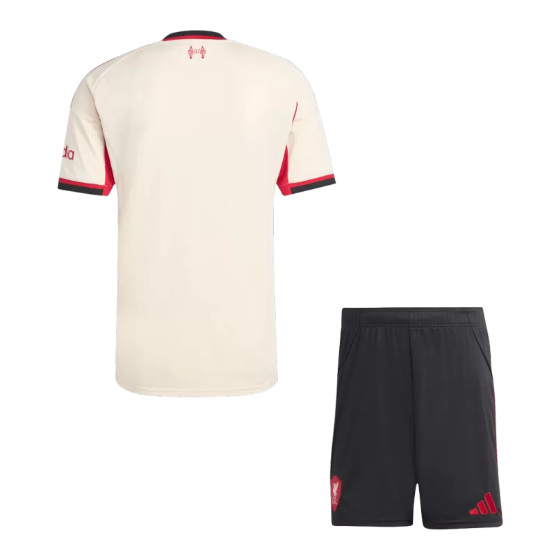 Liverpool Away 2025/26 Kit Beige Men's