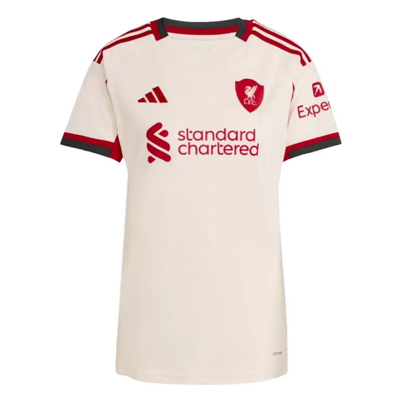 Liverpool Away 2025/26 Jersey Beige Women's