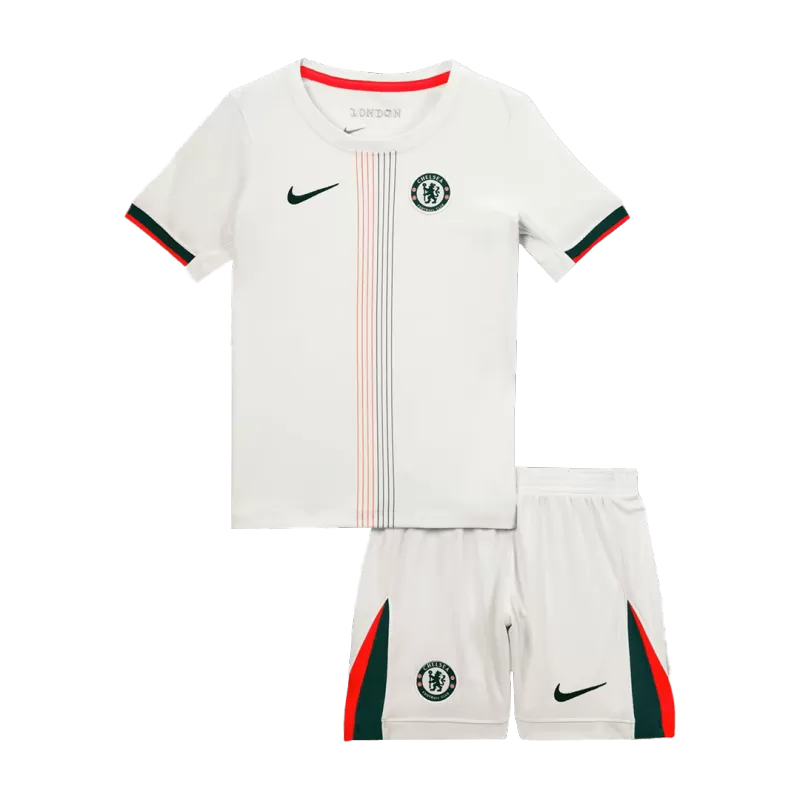 Chelsea Away 2025/26 Kit White Kids