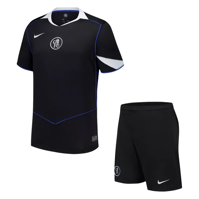 Chelsea Third 2025/26 Kit Black Men's