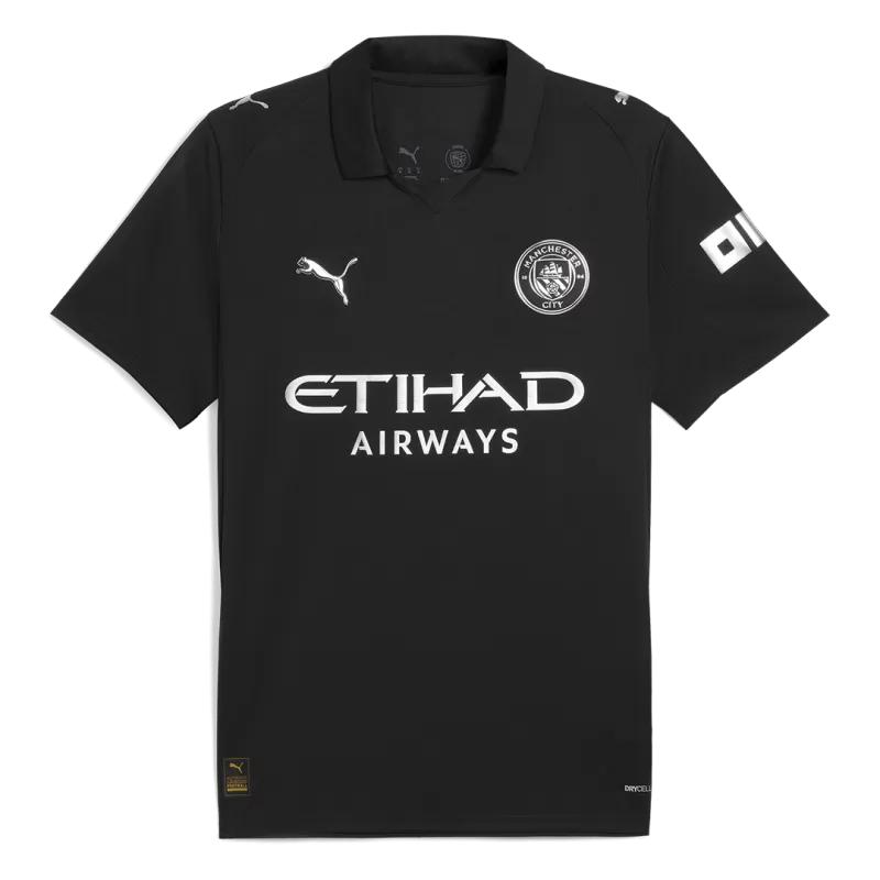 Man City Away 2025/26 Jersey Black Men's