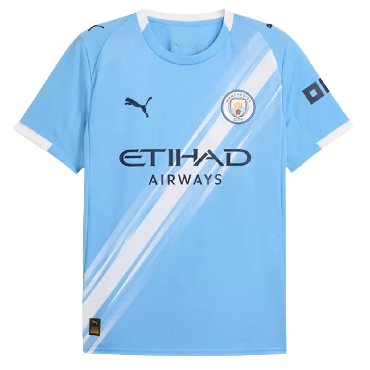 Man City Home 2025/26 Jersey Light Blue Men's