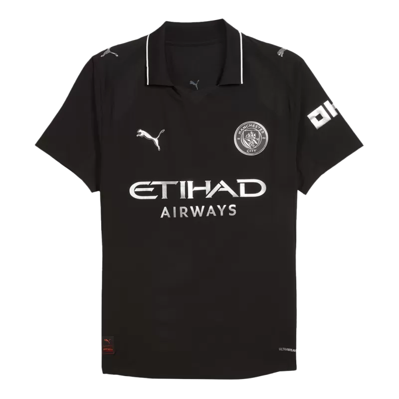 Man City Away 2025/26 Jersey Player's Version Black Men's