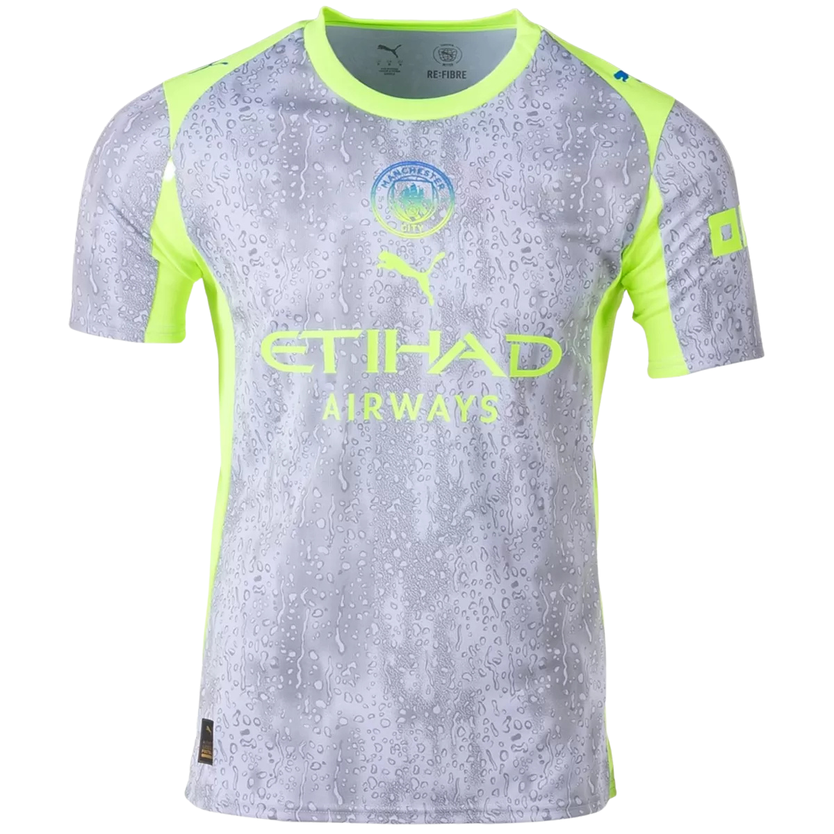 Man City Third 2025/26 Jersey Grey Men's