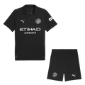 Man City Away 2025/26 Kit Black Men's
