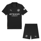Man City Away 2025/26 Kit Black Men's