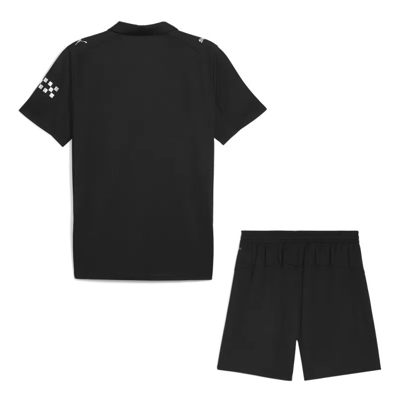 Man City Away 2025/26 Kit Black Men's