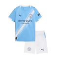 Man City Home 2025/26 Kit Light Blue Kids