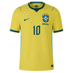 Brazil NEYMAR JR. #10 Home World Cup 2026 Jersey Yellow Men's