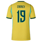 Brazil ENDRICK #19 Home World Cup 2026 Jersey Yellow Men's