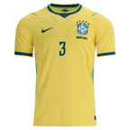 Brazil GABRIEL #3 Home World Cup 2026 Jersey Yellow Men's