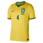 Brazil MARQUINHOS #4 Home World Cup 2026 Jersey Yellow Men's