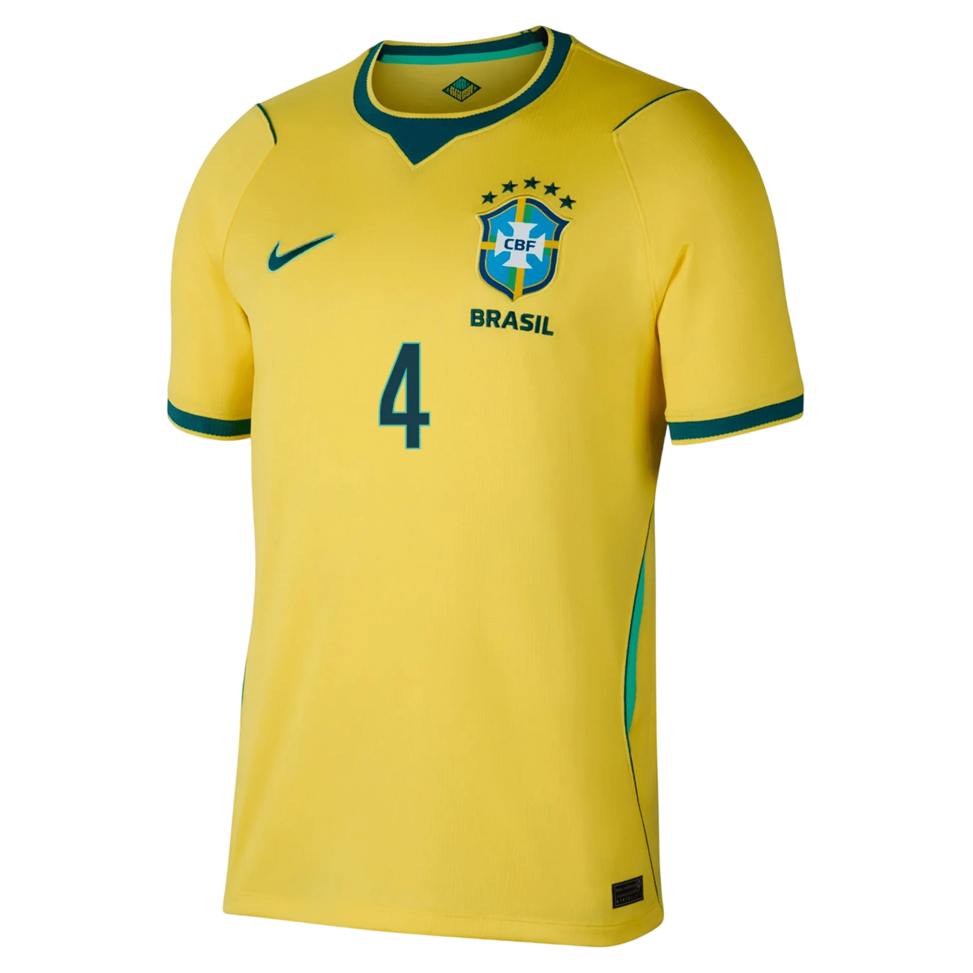 Brazil MARQUINHOS #4 Home World Cup 2026 Jersey Yellow Men's