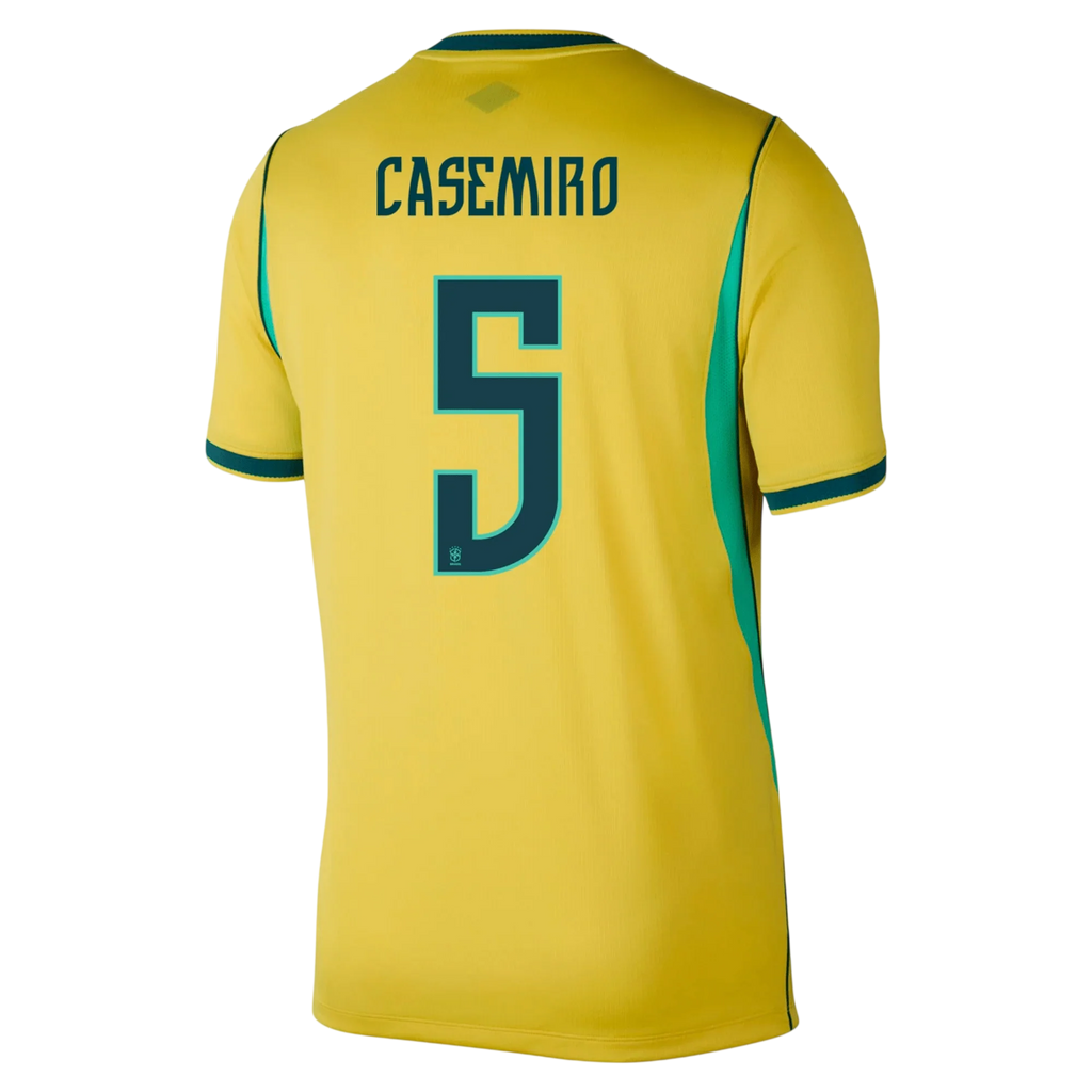 Brazil CASEMIRO #5 Home World Cup 2026 Jersey Yellow Men's