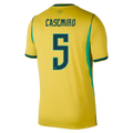Brazil CASEMIRO #5 Home World Cup 2026 Jersey Yellow Men's