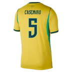 Brazil CASEMIRO #5 Home World Cup 2026 Jersey Yellow Men's