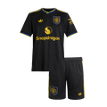 Manchester United Third 2025/26 Kit Black Kids
