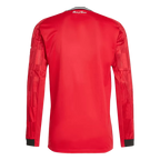 Manchester United Home 2025/26 Long Sleeve Jersey Red Men's