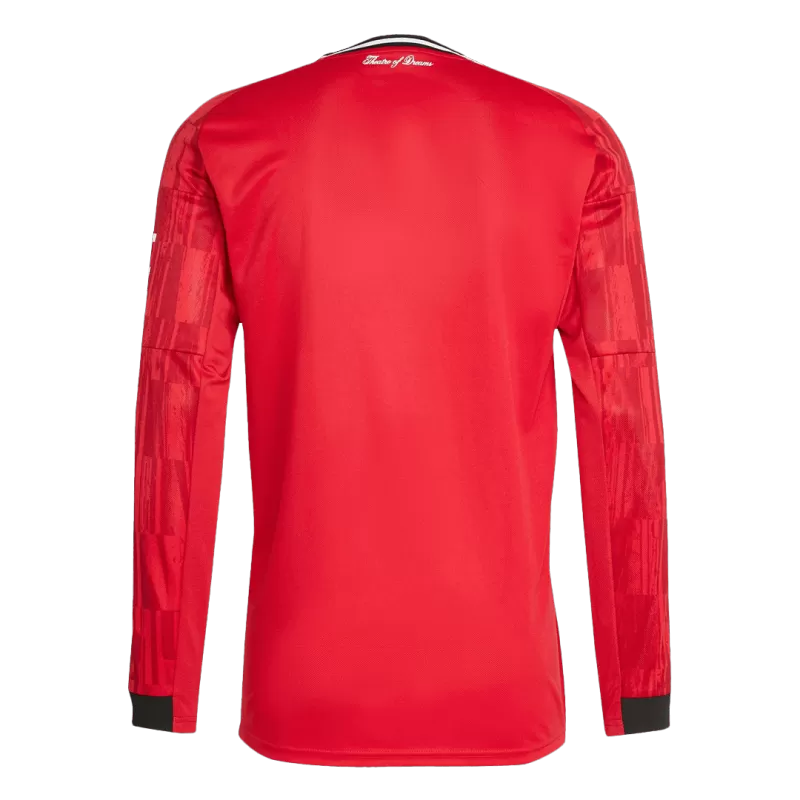 Manchester United Home 2025/26 Long Sleeve Jersey Red Men's