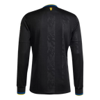 Manchester United Third 2025/26 Long Sleeve Jersey Black Men's