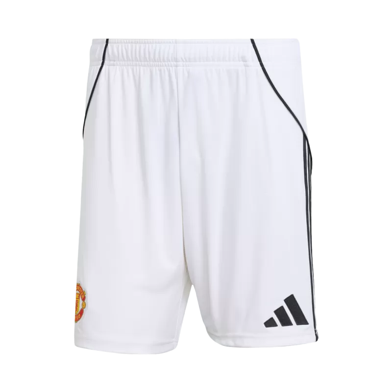 Manchester United Home 2025/26 Shorts White Men's