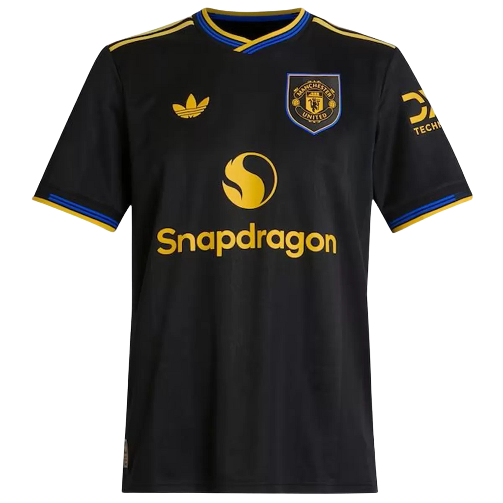 Manchester United Third 2025/26 Jersey Black Men's