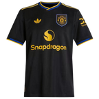 Manchester United Third 2025/26 Jersey Black Men's