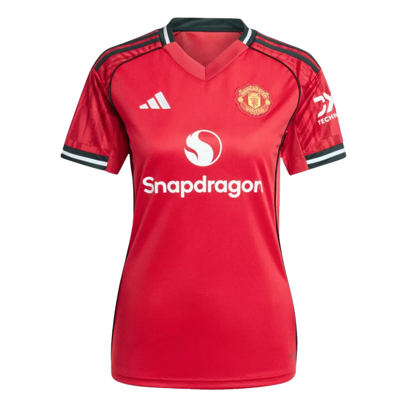 Manchester United Home 2025/26 Jersey Red Women's