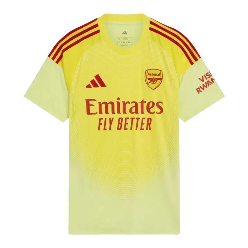 Arsenal 2025/26 Goalkeeper Jersey Yellow Men's
