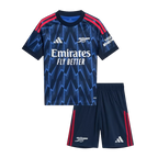 Arsenal Away 2025/26 Kit Blue Kids