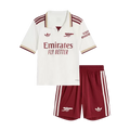 Arsenal Third 2025/26 Kit White Kids
