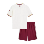 Arsenal Third 2025/26 Kit White Kids