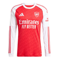 Arsenal Home 2025/26 Long Sleeve Jersey Red Men's