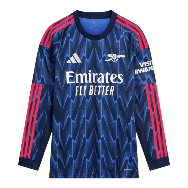 Arsenal Away 2025/26 Long Sleeve Jersey Blue Men's