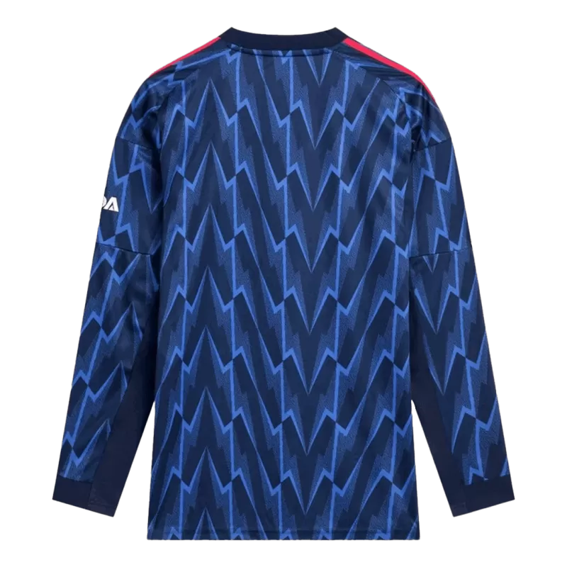 Arsenal Away 2025/26 Long Sleeve Jersey Blue Men's