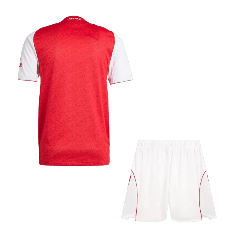 Arsenal Home 2025/26 Player's Version Kit Red Men's