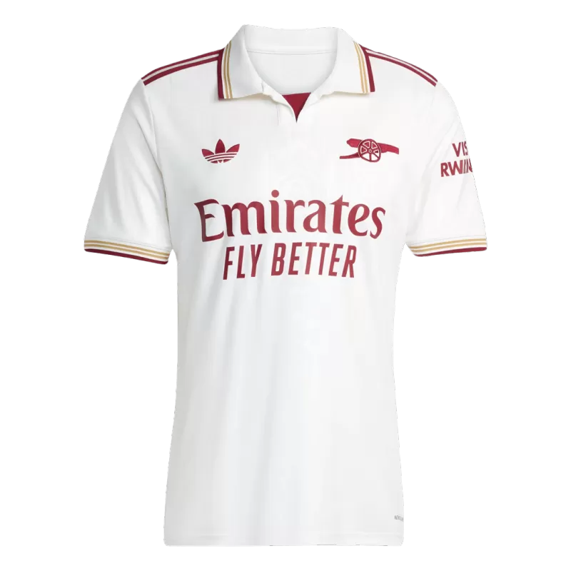 Arsenal Third 2025/26 Jersey White Men's