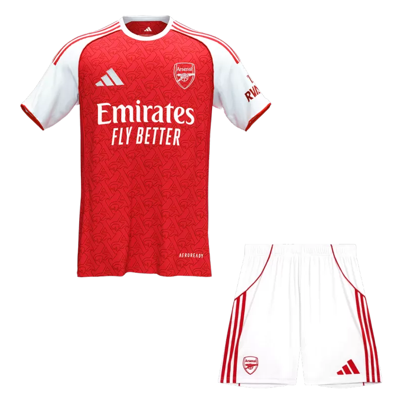 Arsenal Home 2025/26 Kit Red Men's