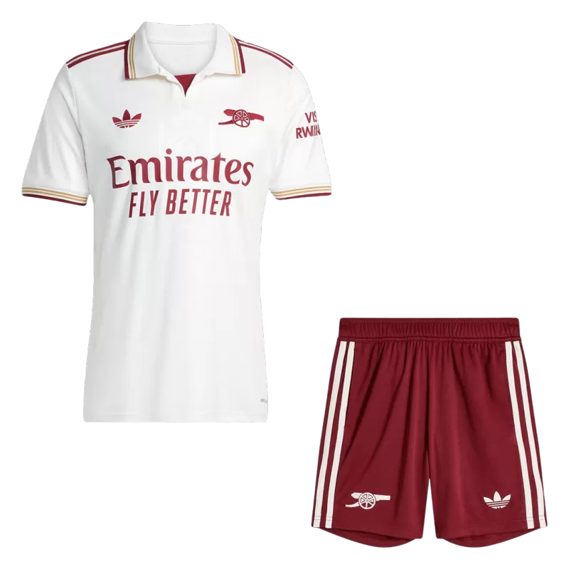 Arsenal Third 2025/26 Kit White Men's