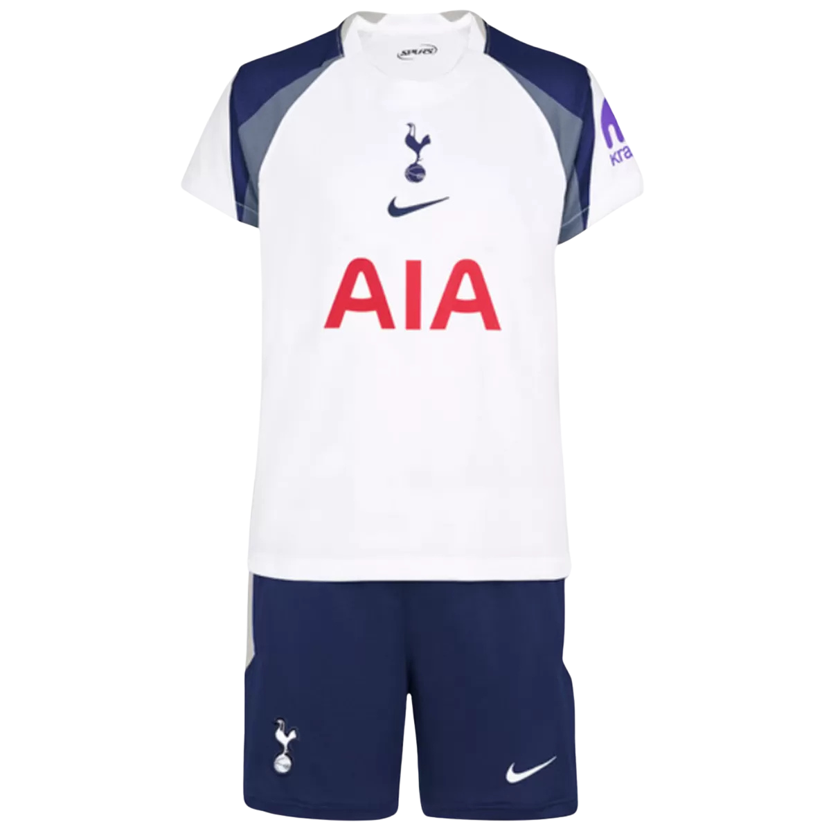 Tottenham Home 2025/26 Kit White Kids