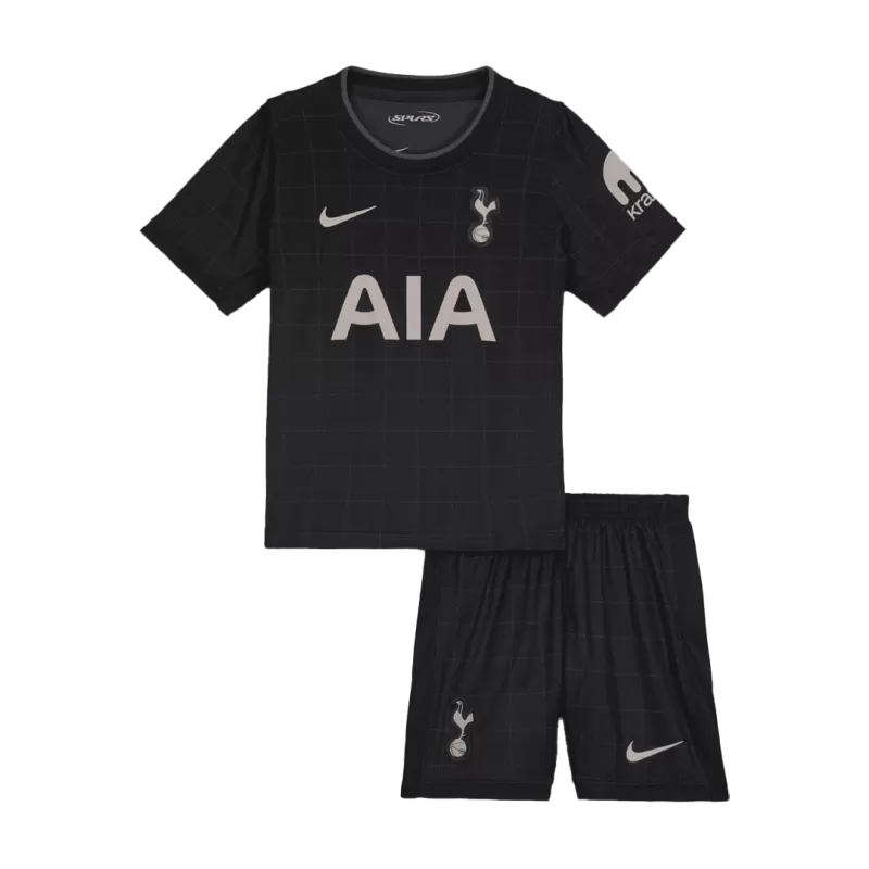 Tottenham Away 2025/26 Kit Black Kids