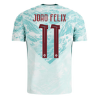 Portugal JOAO FELIX #11 Away World Cup 2026 Jersey White & Blue Men's