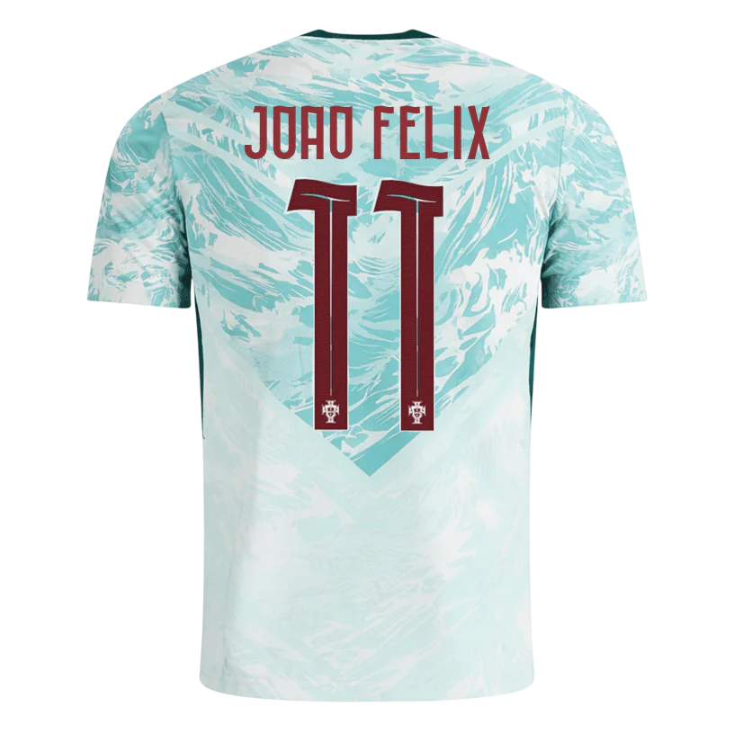 Portugal JOAO FELIX #11 Away World Cup 2026 Jersey White & Blue Men's