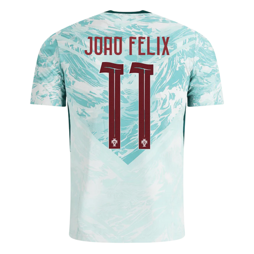 Portugal JOAO FELIX #11 Away World Cup 2026 Jersey White & Blue Men's