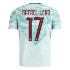 Portugal RAFAEL LEÃO #17 Away World Cup 2026 Jersey White & Blue Men's