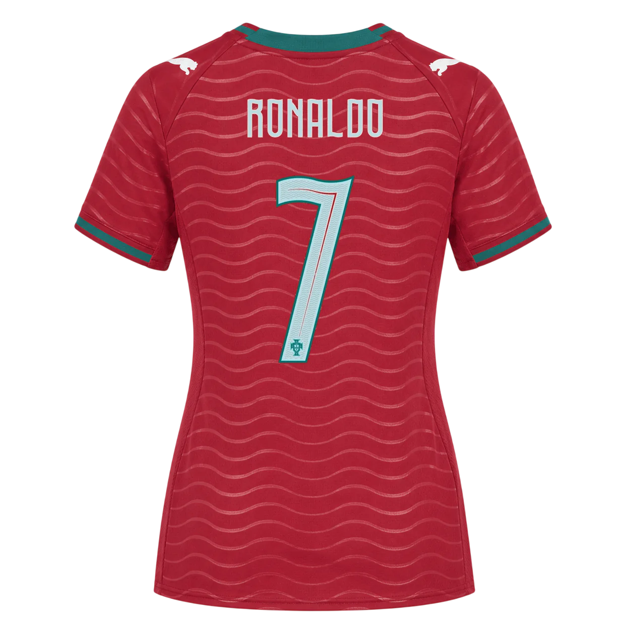 Portugal RONALDO #7 Home World Cup 2026 Jersey Red Women's