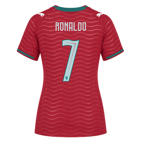Portugal RONALDO #7 Home World Cup 2026 Jersey Red Women's